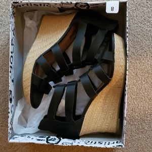 Brash wedge sandal, new in box.